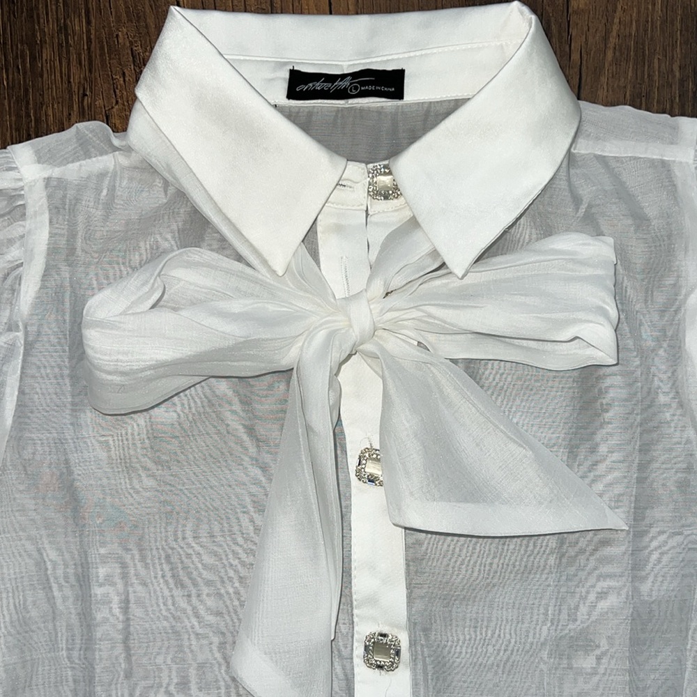 Nwot On Twelfth Button Down Top - image 6